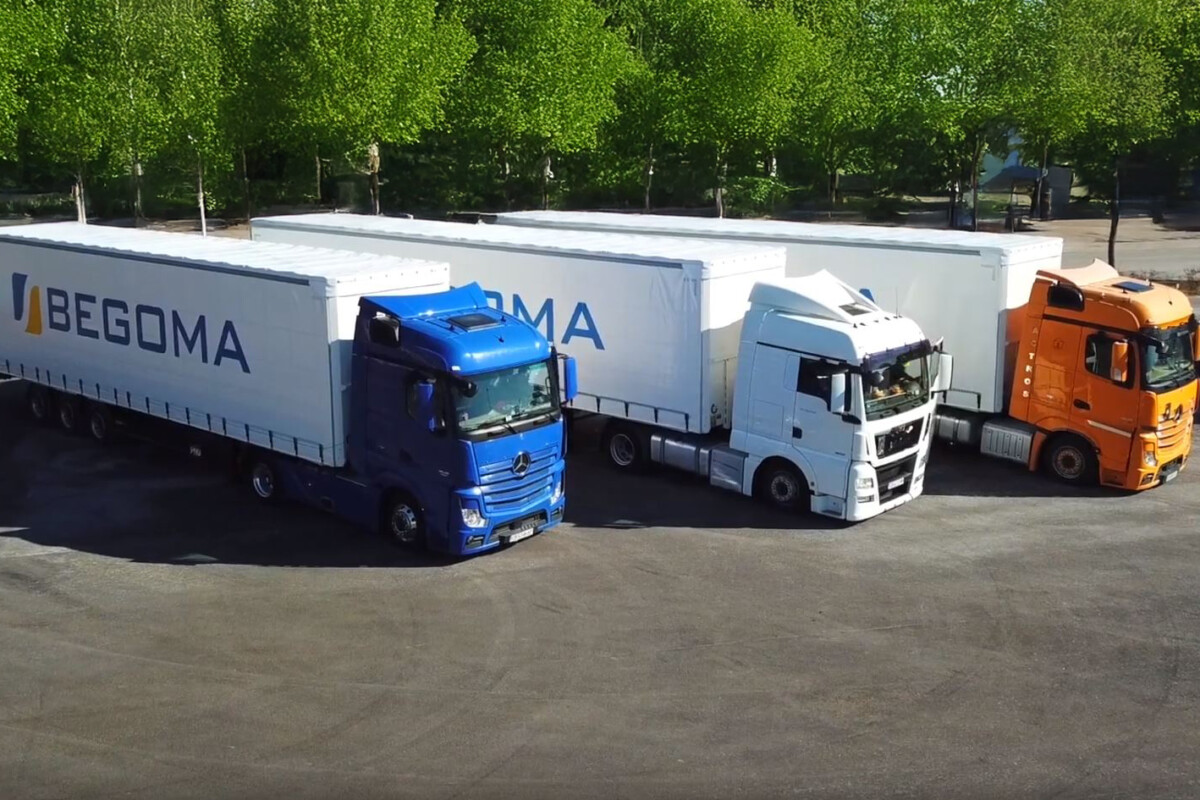 Begoma truckss in spring