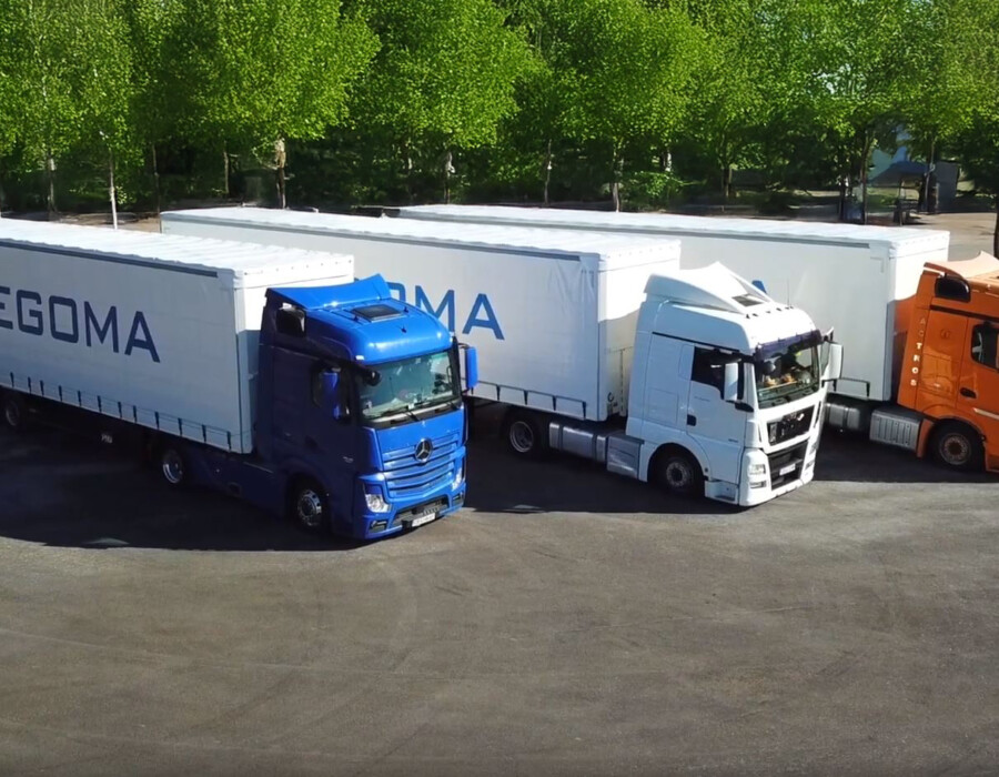 Begoma truckss in spring