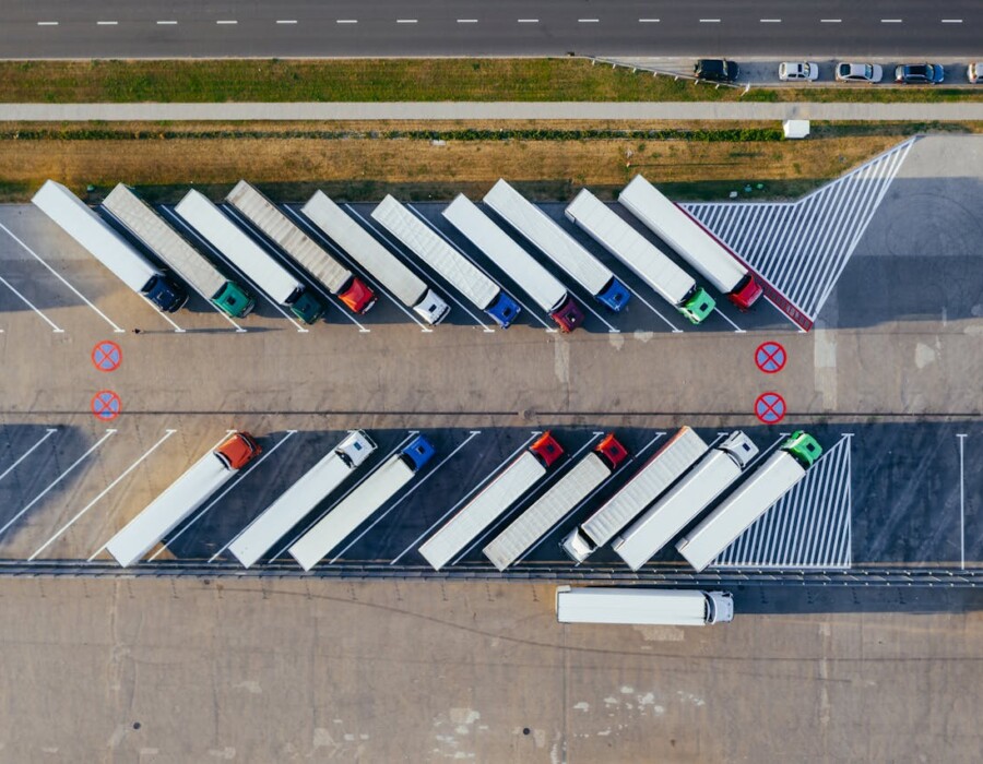 parked trailers